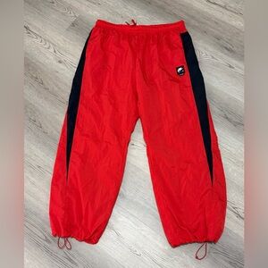 NIKE AIR Y2K Windbreaker Track Pants Mesh Lined Drawstring Ankle XL NEW RARE